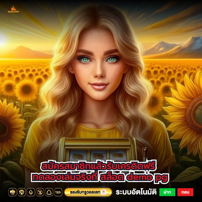 สมัครสมาชิกแล้วรับเครดิตฟรี ทดลองเล่นจริงที่ สล็อต demo pg